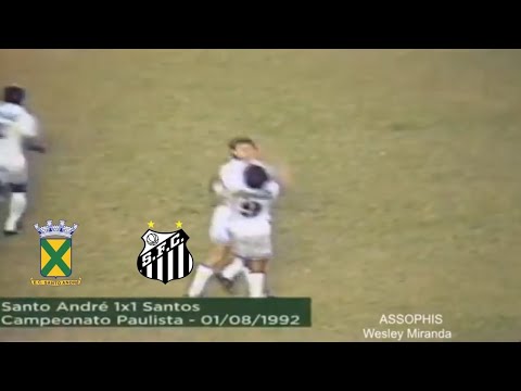Santo André 1 x 1 Santos - 01/08/1992 - Gols inéditos