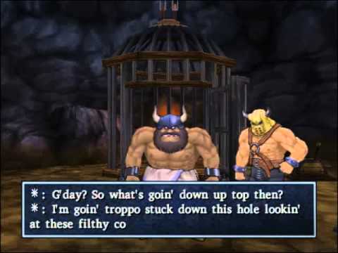 184 Dragon Quest 8 Cutscene - Hearing bad news while on Purgatory Island