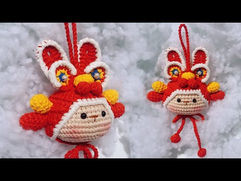 , title : 'Crochet Bunny || Hướng dẫn móc đầu thỏ đội mũ lân.'