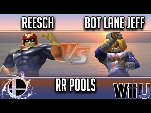 Smash'N'Splash 4  RR POOLS -  Reesch (Captain Falcon) vs  Bot Lane Jeff (Sheik)