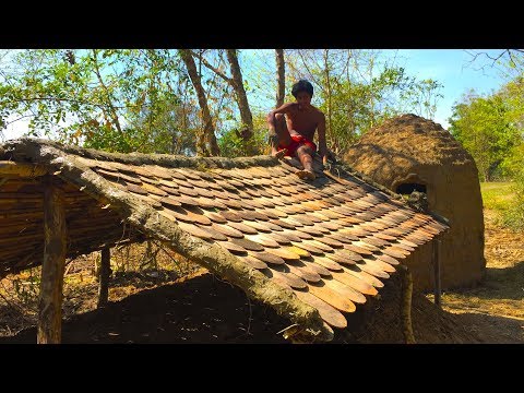 Secret Of Primitive: Update wooden house underground To Tiled Roof Hut
