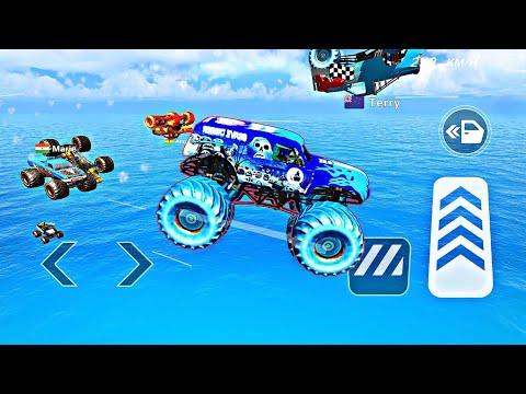 Monster Truck Mega Ramp Extreme Racing - Impossible GT Car Stunts Driving - Gadi game - Android Game