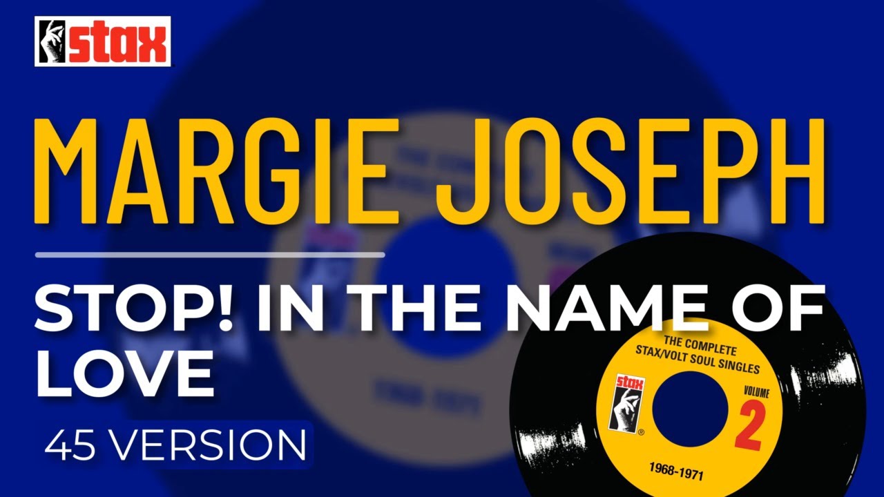 Margie Joseph — Stop! In the Name of Love: 애틀랜틱이 '제2의 아레사 프랭클린'으로 점찍었던 목소리는, 허리케인 카트리나에 커리어의 흔적마저 잃었다