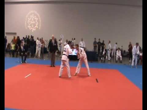 Glaucio Bernardes(BRA) x Didier Favier(FRA) Mundial de JudoAtlanta 2009 luta 3 (Final)