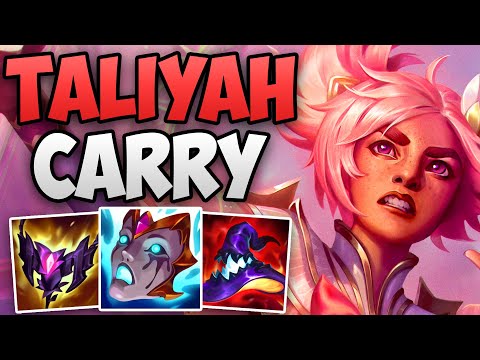 INSANE SOLO CARRY WITH BUFFED TALIYAH JUNGLE! | CHALLENGER TALIYAH JUNGLE GAMEPLAY | Patch 13.15 S13