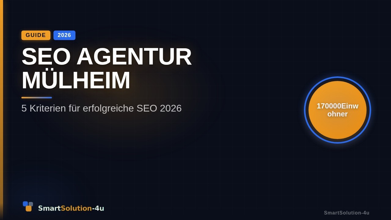 SEO Agentur Mülheim: 5 entscheidende Kriterien für 2026