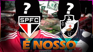 VASCO E SÃO PAULO NOVIDADES | COM ESSA A TORCIDA COMEMORA| MERCADO DA BOLA  ATUALIZADO