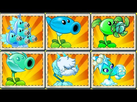 Plants vs Zombies 2 - ALL ICE MAX LEVEL POWER-UP vs GARGANTUAR FIGHT!