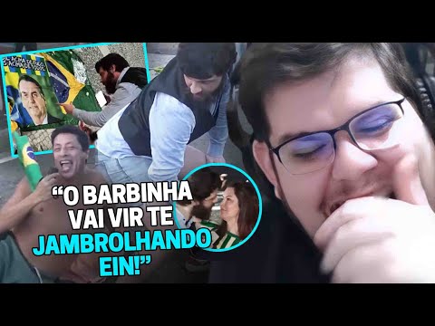 CASIMIRO REAGE: REPÓRTER DOIDÃO "MANIFESTAÇÃO PRÓ BOLSO" VEJA NO QUE DEI | Cortes do Casimito