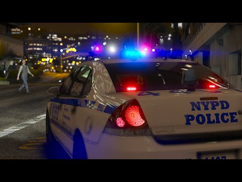 NYPD Day 3 - Drug Overdose Crazy Call - Night Patrol | GTA 5 LSPDFR POLICE MODS