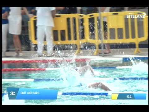 Serie 4 dei Staff. 4x50 Stile L.  Assoluti Maschi Master - Campionati Regionali Masters 2014 di Ven