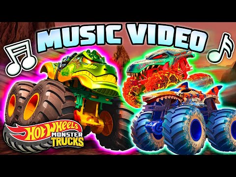 “Victorious” | Official "Sharks vs. Dinos" Music Video 🎵 | Hot Wheels Monster Trucks