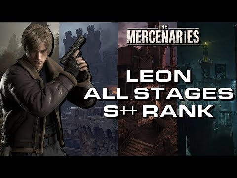 RE4 Remake Mercenaries - Leon - All Stages - S++ Rank