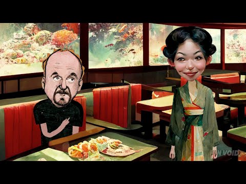 Louis CK in Sushi Restaurant - ANIMATED