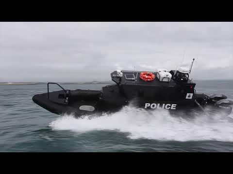 RIBCRAFT 10.5 PRO Police Patrol Rigid Inflatable Boat Wheelhouse/ Cabin RIB