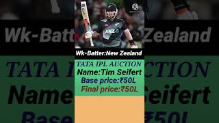 #Tim Seifert #shorts # Dc wk batter #Dc player#Dc team review #kachabadamsong #Ipl auction 2022