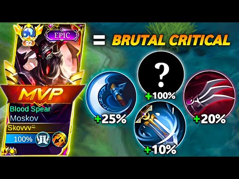 META MOSKOV CRITICAL DAMAGE⚡ KEGANASAN TOP GLOBAL MOSKOV (Brutal Damage)