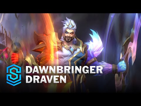 Dawnbringer Draven Wild Rift Skin Spotlight
