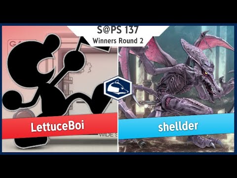 S@PS 137 Ultimate Singles - LettuceBoi(Game&Watch) vs shellder(Ridley) Winners R2