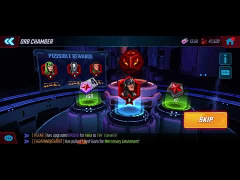 7 Red Star from a basic - Shang Chi Red Star Opening - Marvel Strike Force