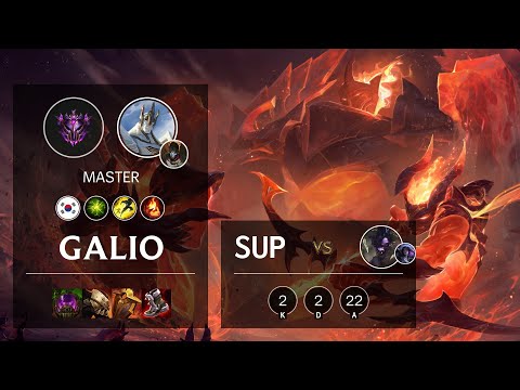 Galio Support vs Alistar - KR Master Patch 11.1