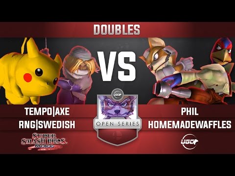 UGC Smash | Tempo|AXE/RNG|Swedish (Pikachu/Shiek) v Phil/HomeMadeWaffles (Fox/Falco) - Doubles