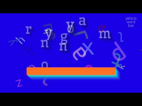 ORGANONYMY - HOW TO PRONOUNCE IT?