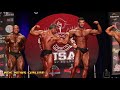 2019 IFBB Fitworld Championships Men's Classic Physique Comparion, Posedown & Winners Vide
