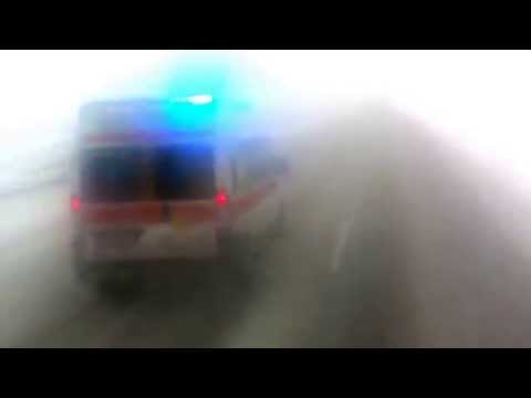 Nagtegaal Scania R500 in de sneeuw.