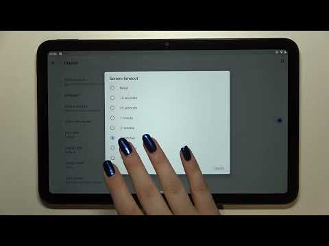 How to Change Screen Timeout on NOKIA T20?