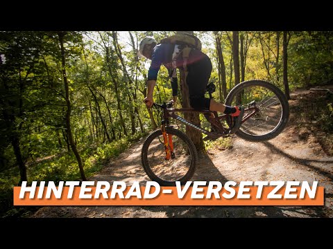 Hinterrad versetzen lernen wie ein Profi - MTB Fahrtechnik Tipps für die Spitzkehre & Serpentine