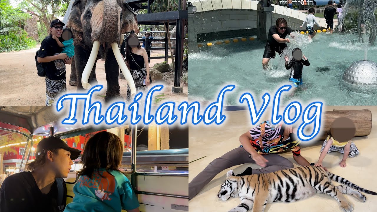 【Vlog】3歳児連れ✈️6泊7日のタイ旅行が楽しすぎました🇹🇭