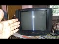 LG 20 Inch Semi Flat CRT TV Vertical Line Horizontal Problem Solution