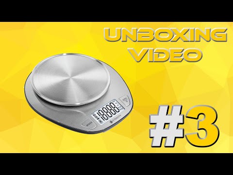 ETEKCITY Digital Kitchen Scale - Model No.EK4352H: Unboxing #3