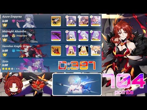 [Honkai Impact 3 SEA] EX Abyss RL (D387) - AKA (Ignite) [704 pts] AE MA VK Sirin 3*