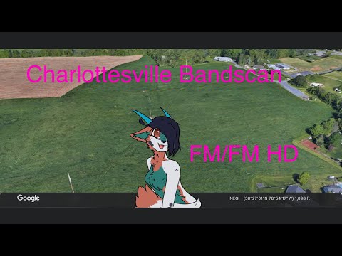 Charlottesville, VA Radio Bandscan (FM and HD Radio)
