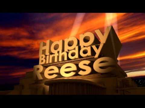 Happy Birthday Reese