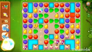 GARDENSCAPES Gameplay (iOS, Android) Level 932 ガーデンスケイプ 攻略 ゲーム実況