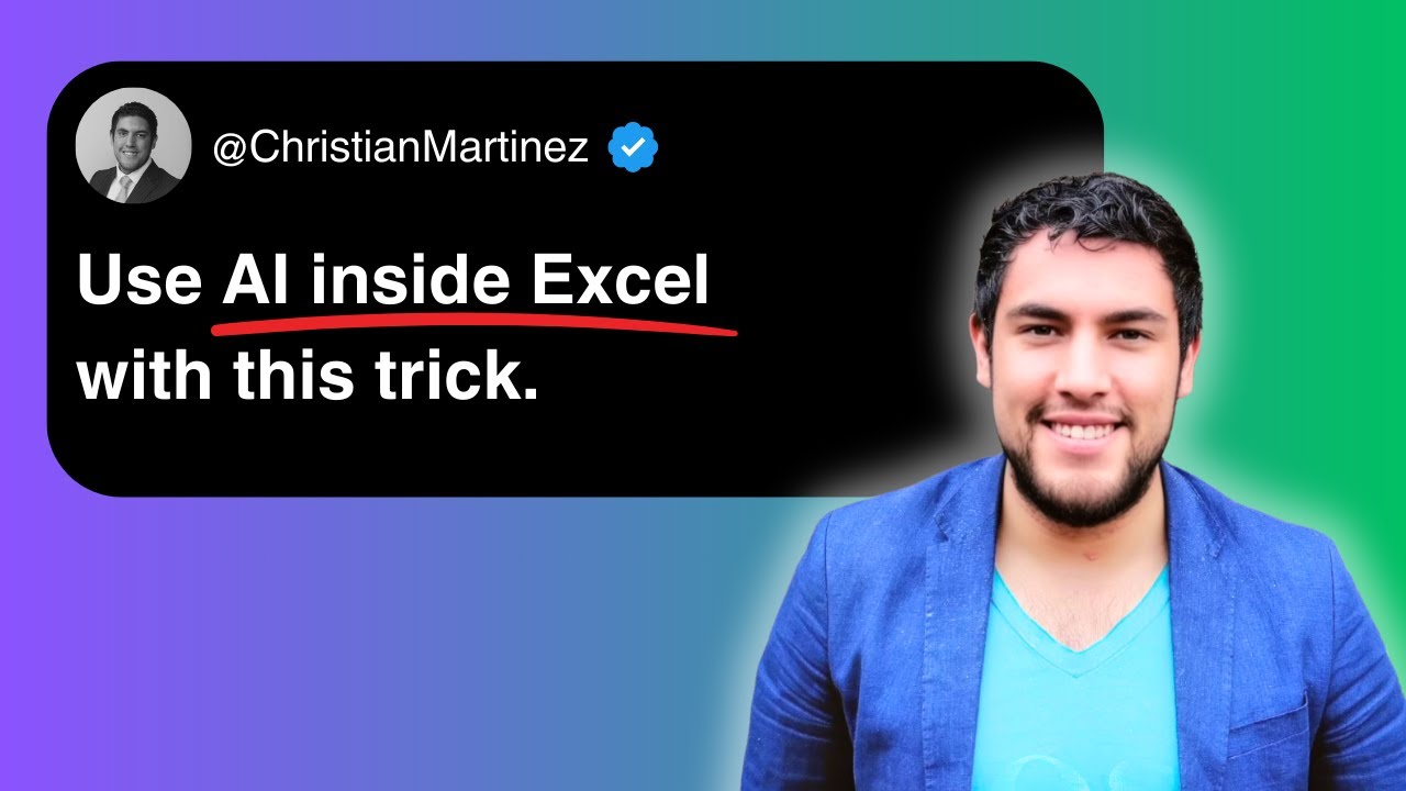 Use AI inside Excel with this Trick