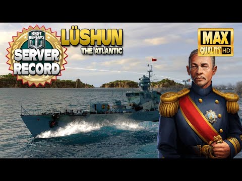 Destroyer Lüshun new NA damage record - World of Warships