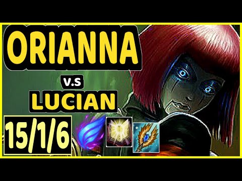 TINOWNS (ORIANNA) vs LUCIAN - 15/1/6 KDA MID CHALLENGER GAMEPLAY - BR