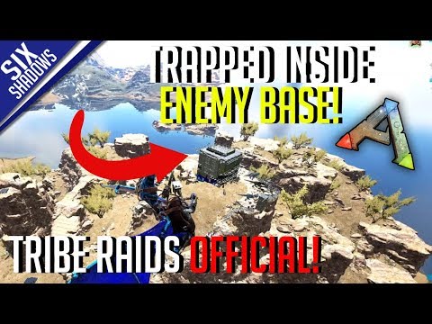 TRAPPED IN AN ENEMY BASE! | Tribe Raids Official PvP - Ark: Survival Evolved