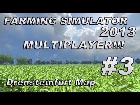 Let's Play Farming Simulator 2013 Multiplayer with ThomasSweden - Ep.3 - Drensteinfurt Map!