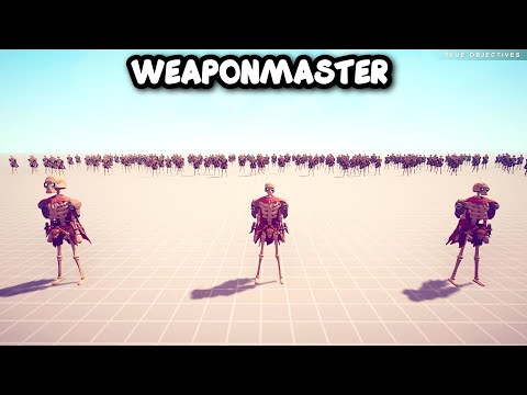 3 WEAPONMASTER Vs EVERY UNITS - TABS - Totally Accurate Battle Simulator