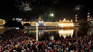 DARBAR SAHIB ਵਿਖੇ ਹੋਈ ਸੁੰਦਰ ਆਤਿਸ਼ਬਾਜ਼ੀ ਦਾ ਘਰ ਬੈਠੇ ਦੇਖੋ ਖ਼ੂਬਸੁਰਤ ਨਜ਼ਾਰਾ