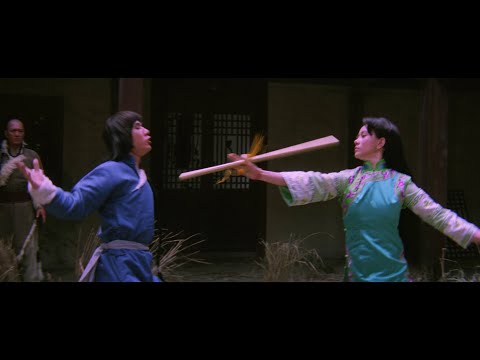Nora Miao vs Jackie Chan Fight Scene. Snake and Crane Arts of Shaolin 1978.