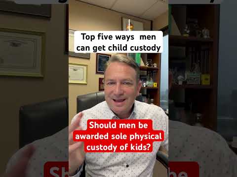 What strategies should a man use to get custody of children?
