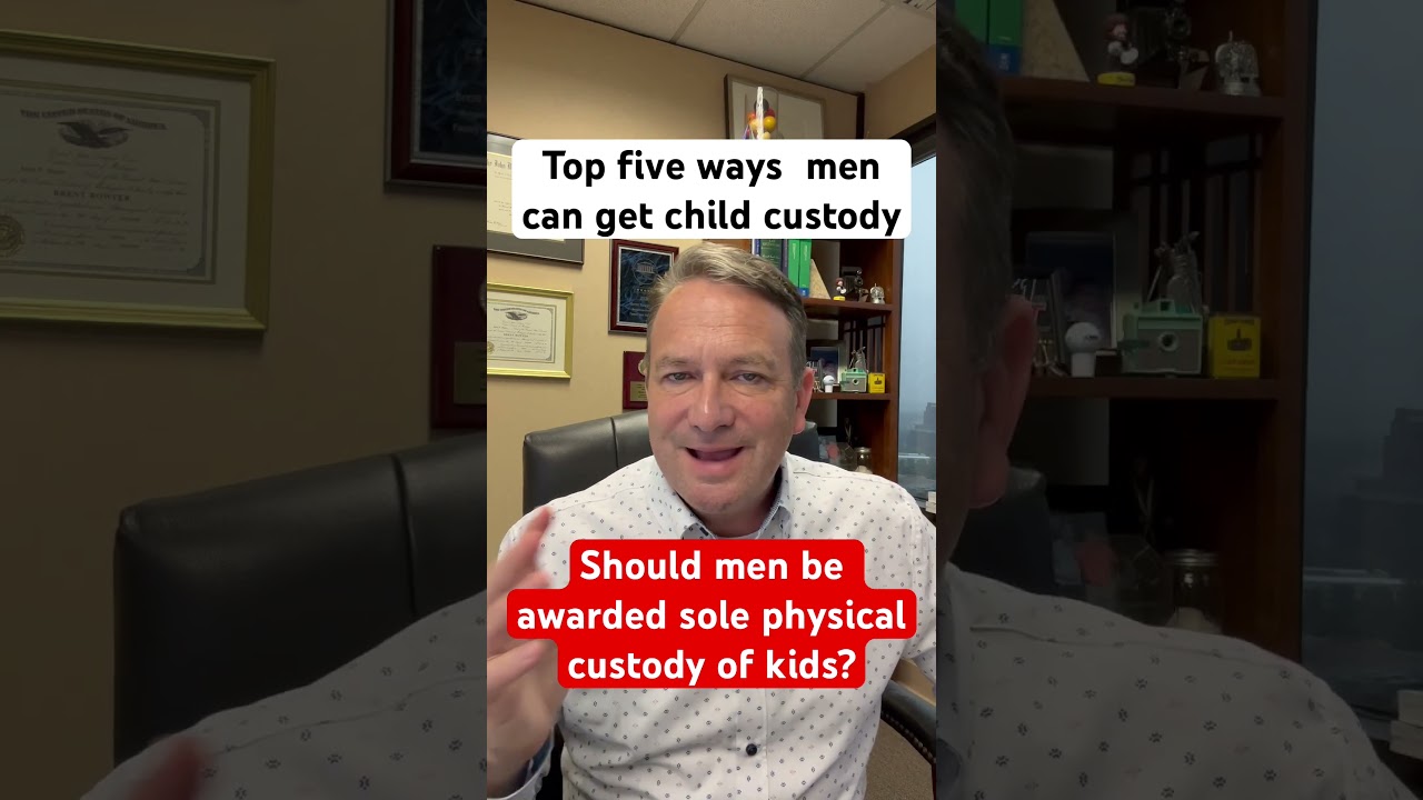 What strategies should a man use to get custody of children?