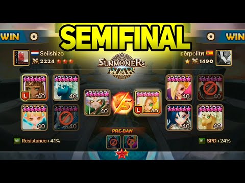SEIISHIZO vs ZERPOLITA. SEMIFINAL. SWC2020 EUROPE Cup - Summoners War