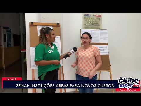 BARIRI: SENAI ABRE INSCRIÇÕES DE NOVOS CURSOS